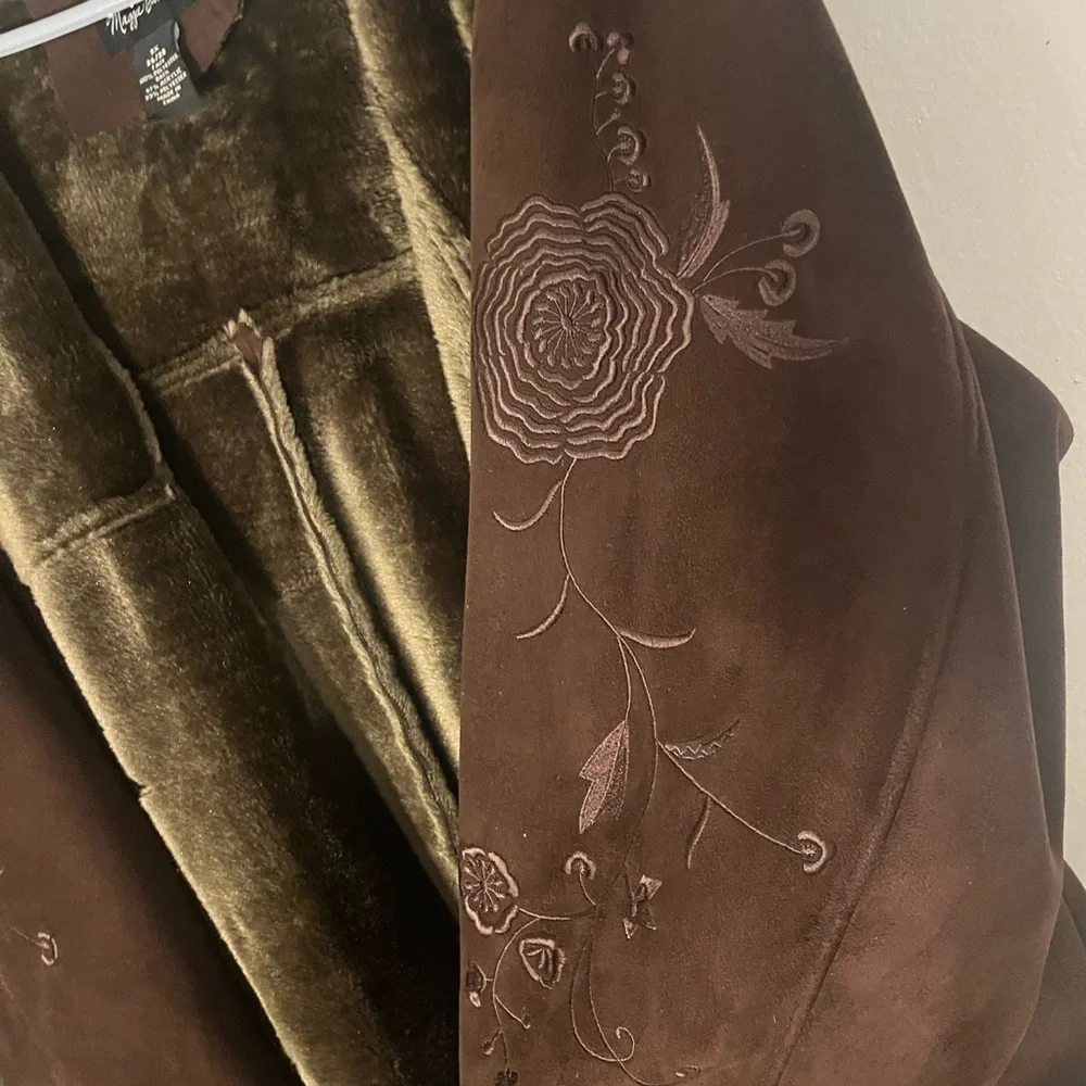 Maggie Barnes Dark Brown Coat - Picture 3 of 3